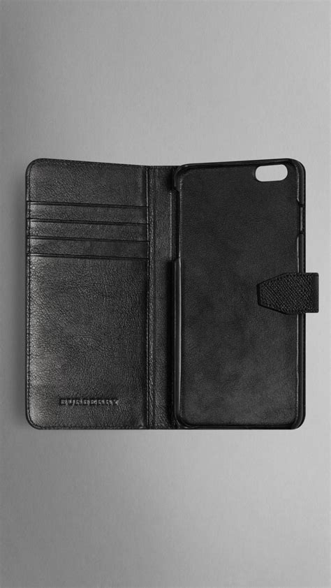 burberry london leather iphone 6 plus flip case|Burberry Iphone Case .